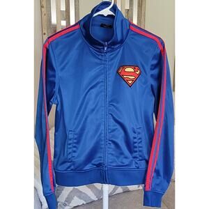 Superman Jacket DC Comic Streetwear Celebrity Michael Jackson Vibe Sz Boys XL